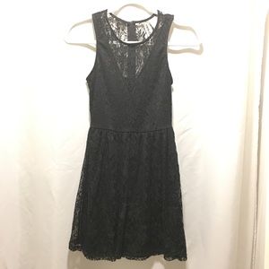 Black laced dress